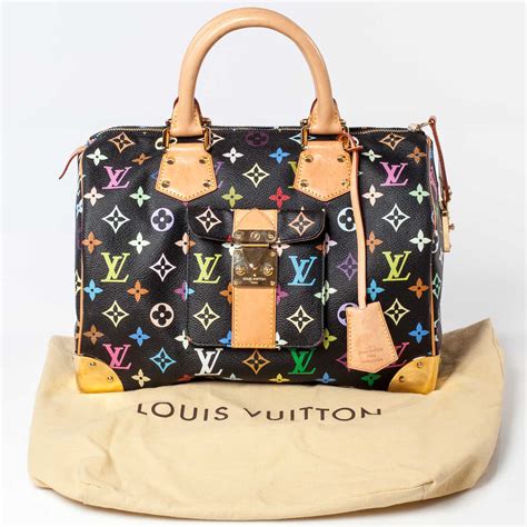 louis vuitton speedy multicolor black|louis vuitton speedy bandoulière.